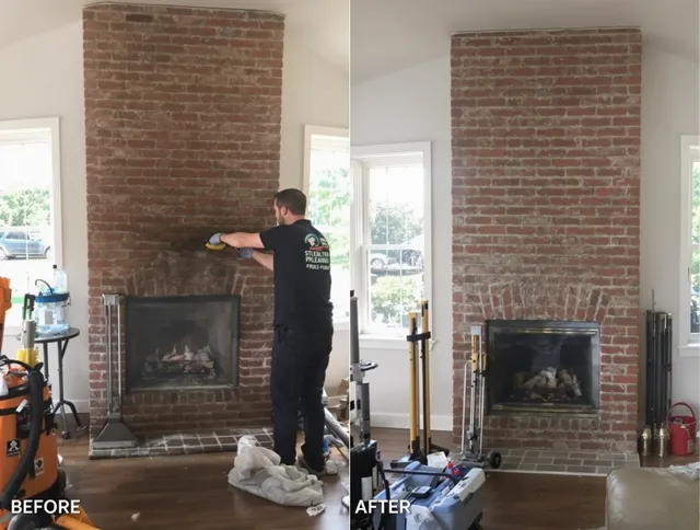 Finished chimney sweeping service by Bedford Chimney Sweep in Bedford, OH
