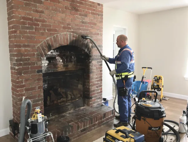 Bedford Chimney Sweep expert performing detailed chimney sweep in Bedford, OH